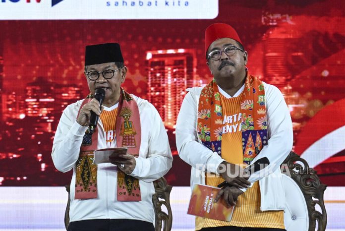 Ada Kader Membelot Dukung Pramono-Rano, PKB DKI: Bukan Atas Nama Pasangan calon Gubernur-Wakil Gubernur DKI Jakarta nomor urut tiga Pramono Anung (kiri) dan Rano Karno (kanan)