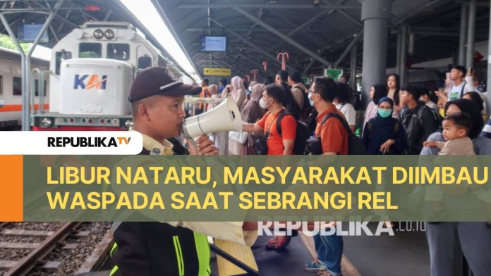 Masyarakat Diimbau Waspada Saat Sebrangi Perlintasan Kereta di Libur Nataru